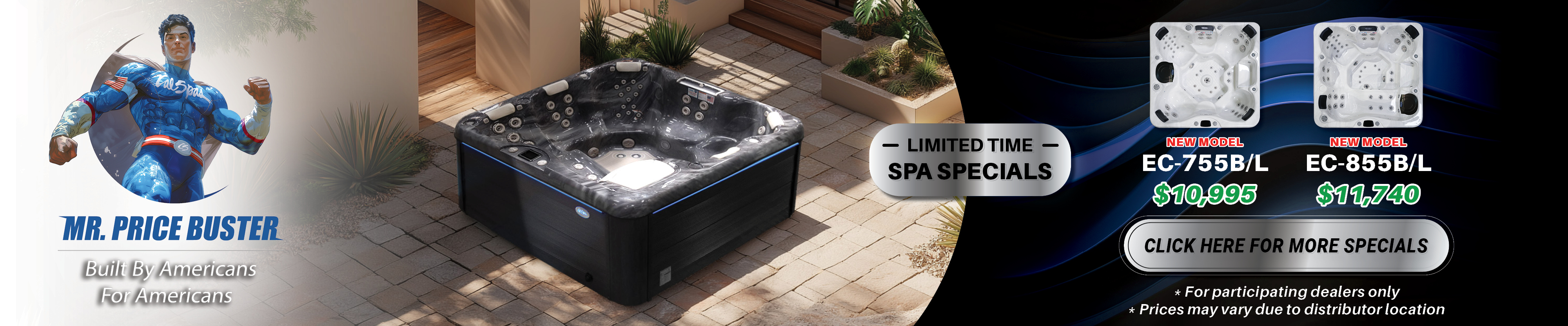 Calspas hot tub being used in a family setting - National City